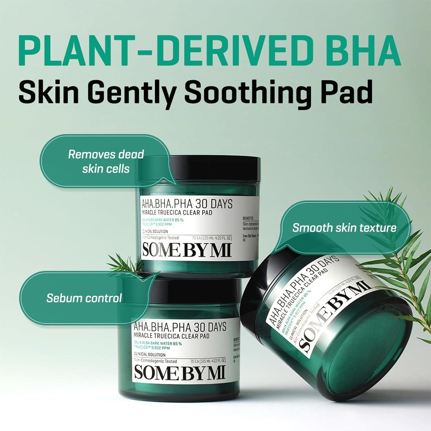Some By Mi AHA BHA PHA 30 Days Miracle Truecica Clear Pad 70ea