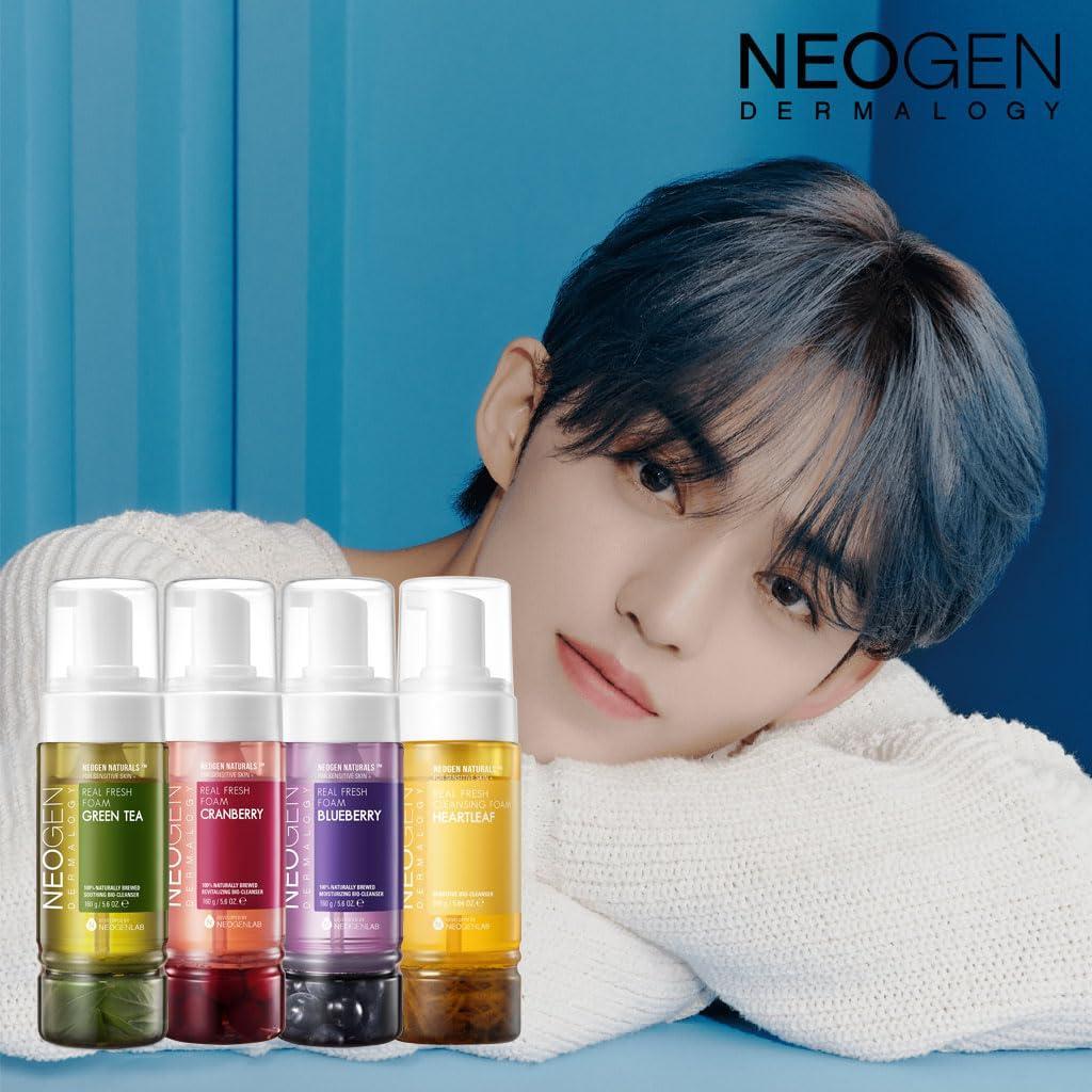 NeoGen DERMALOGY REAL FRESH FOAM CLEANSER GREEN TEA 160G