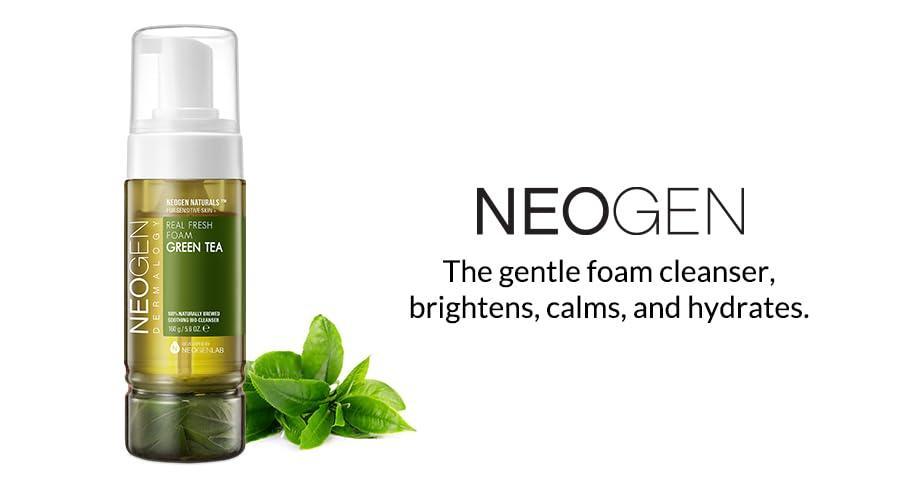 NeoGen DERMALOGY REAL FRESH FOAM CLEANSER GREEN TEA 160G
