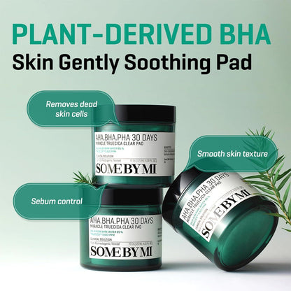 Some By Mi AHA BHA PHA 30 Days Miracle Truecica Clear Pad 70ea
